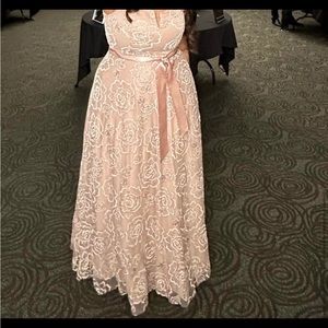 Pink prom dress